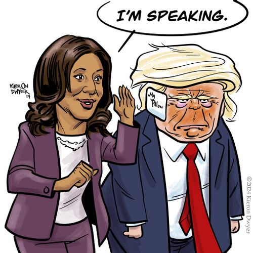 "I'm speaking."
