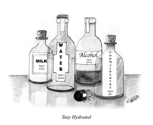 "Stay hydrated"