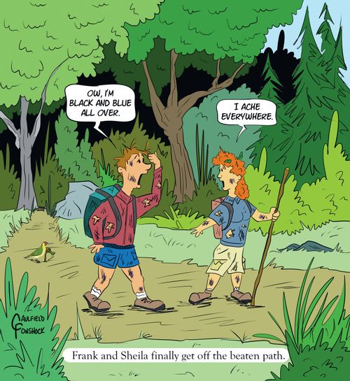 "Frank and Sheila finally get off the beaten path."