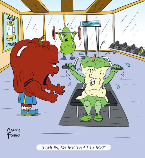 "C'mon, work that core!"