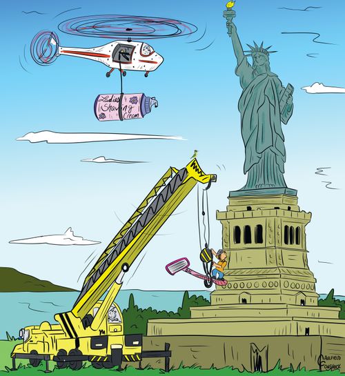 Lady Liberty's Self-Care