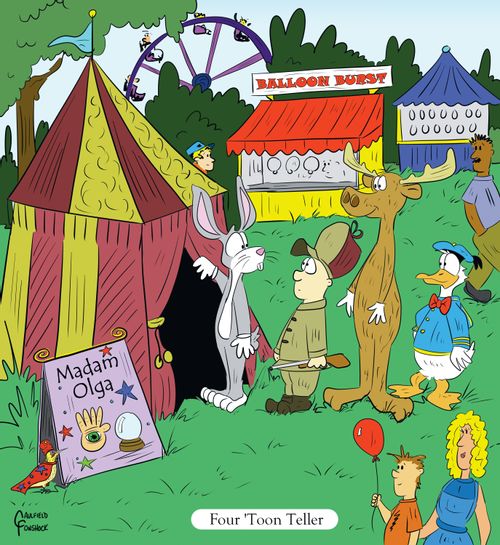 "Four 'Toon Teller"