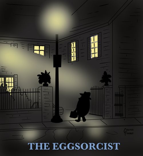 "The Eggsorcist"