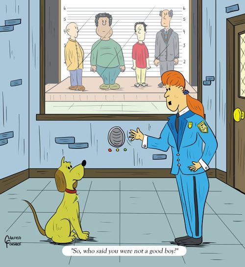 "So, who said you were not a good boy?"