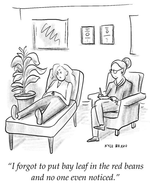 "I forgot to put bay leaf in the red beans and no one even noticed."