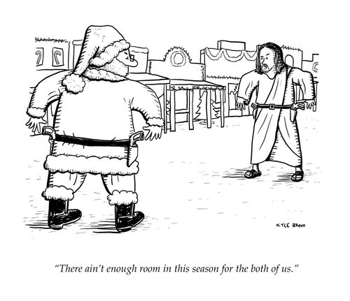 "There ain't enough room in this season for the both of us."
