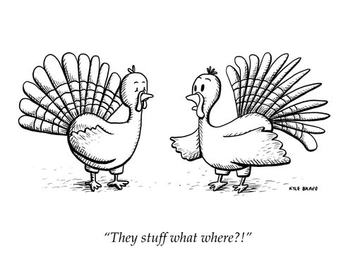 "They stuff what where?!"