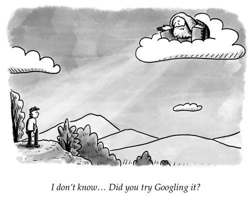 "I don't know… Did you try Googling it?"