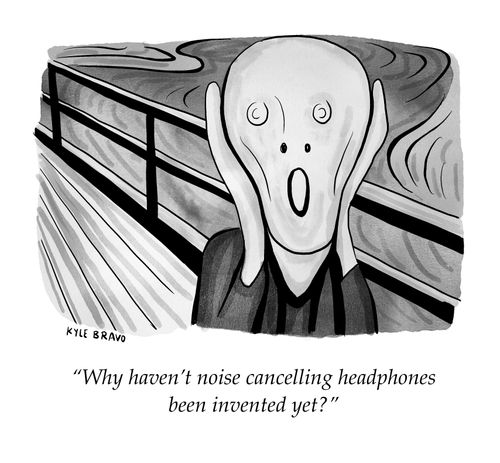 "Why haven't noise cancelling headphones been invented yet?"