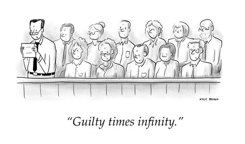 "Guilty times infinity."