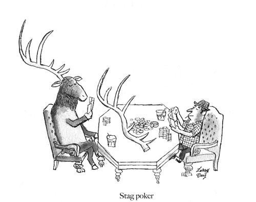 "Stag poker"