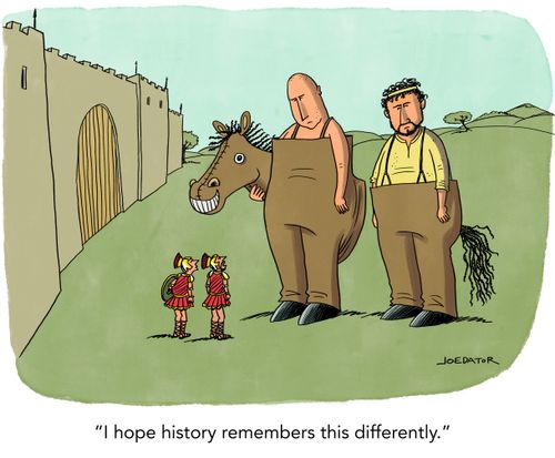 "I hope history remembers this differently."