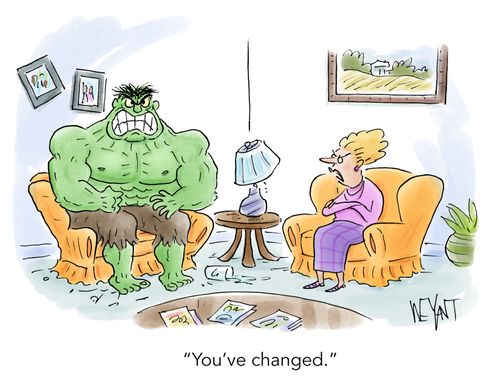 "You've changed."