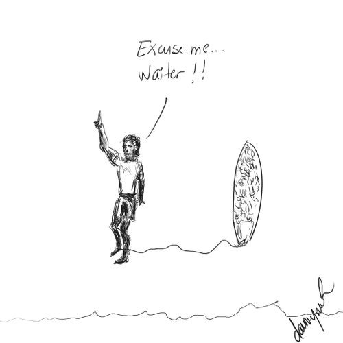 "Excuse me....water!!"