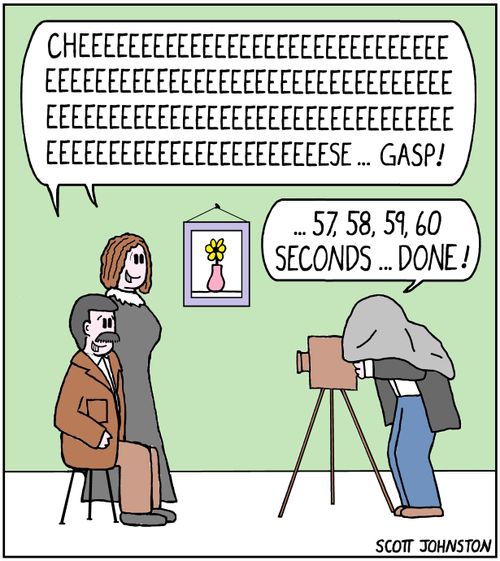 "... 57, 58, 59, 60 seconds … done!"