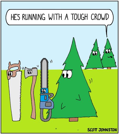 "He's running with a tough crowd"
