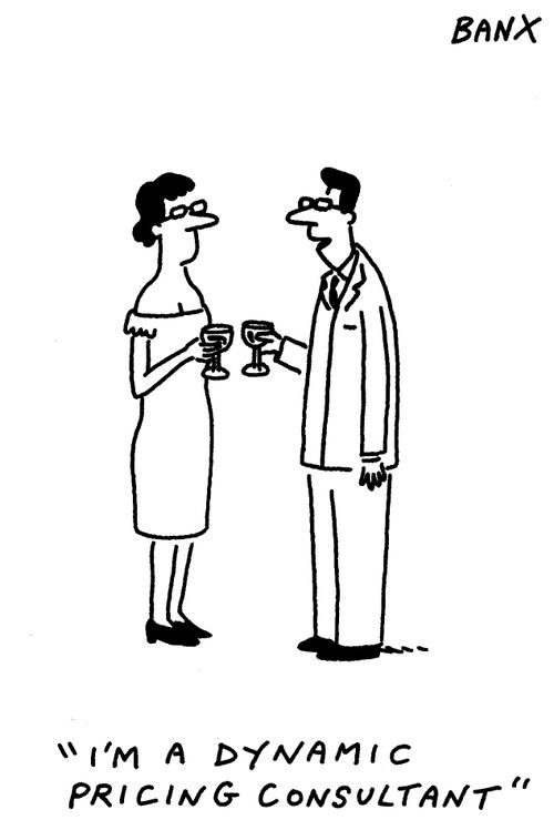 "I'm a dynamic pricing consultant."