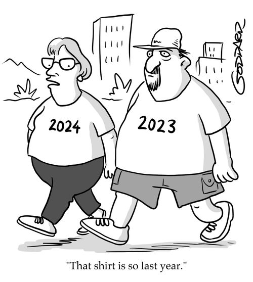 "That shirt is so last year."