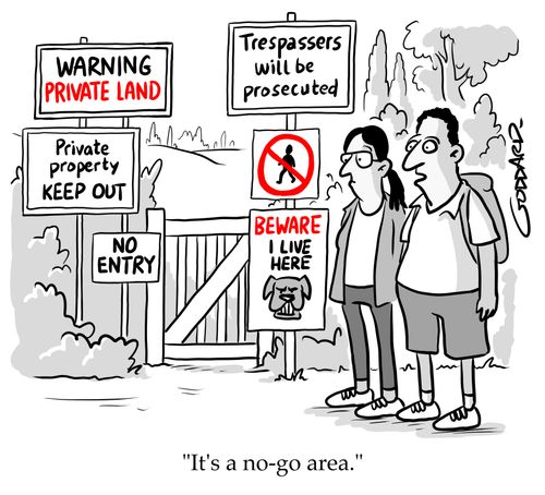 "It's a no-go area."