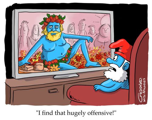 "I find that hugely offensive!"