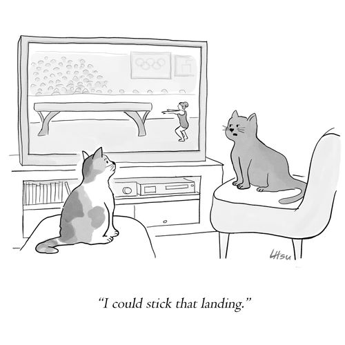 "I could stick that landing."