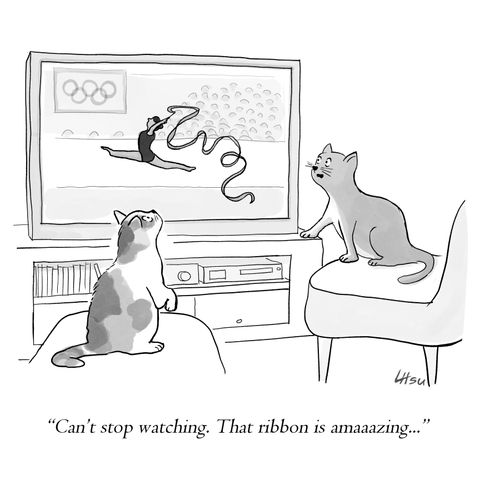 "Can't stop watching. That ribbon is amaaazing..."