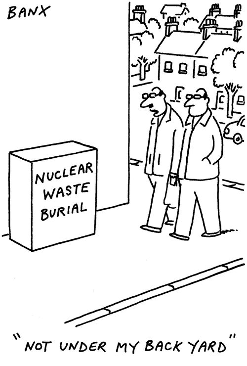 Nuclear waste burial