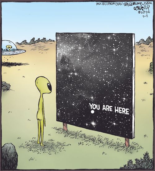 "You are here"