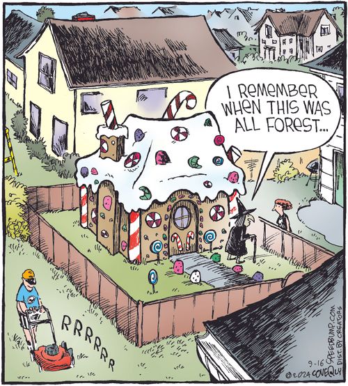 "I remember when this was all forest..."