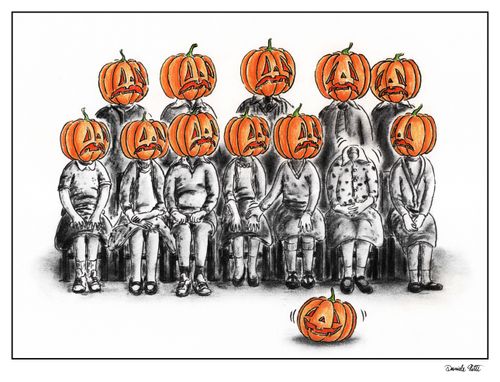 "There's always one kid that spoils the class picture."