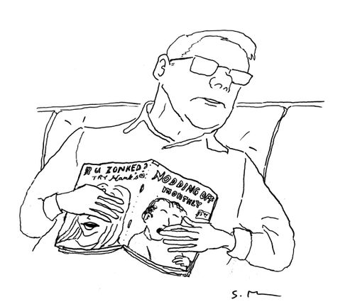 "Bu zonked? Try Hank's: Nodding off in minutes"