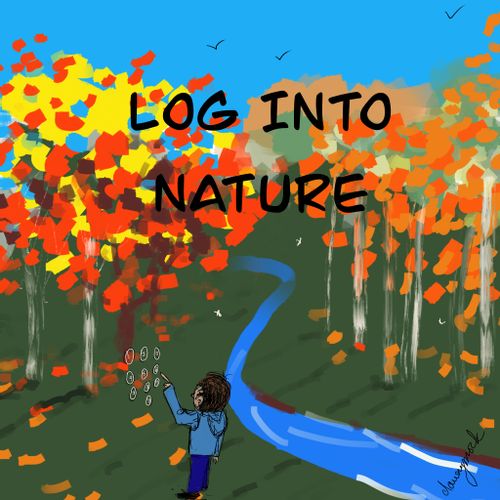 "Log into nature"