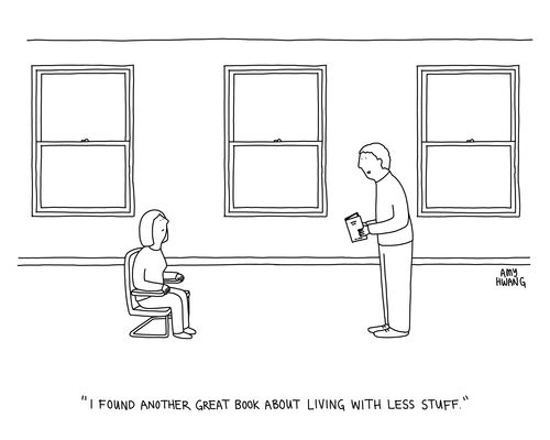 "I found another great book about living with less stuff."