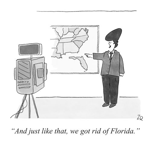 "And just like that, e got rid of Florida."
