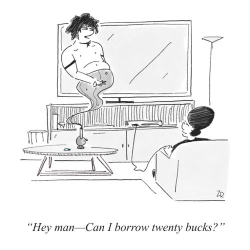 "Hey man—Can I borrow twenty bucks?"