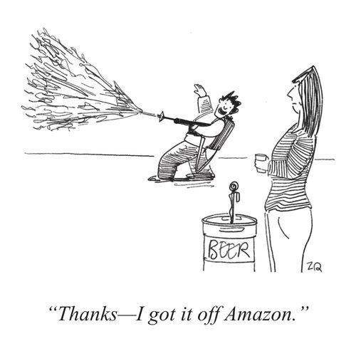 "Thanks—I got it off Amazon."
