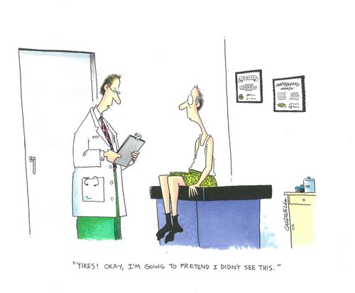 "Yikes! Okay, I'm going to pretend I didn't see this."