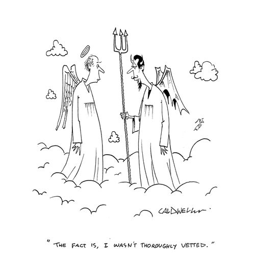 "The fact is, I wasn't thoroughly vetted."
