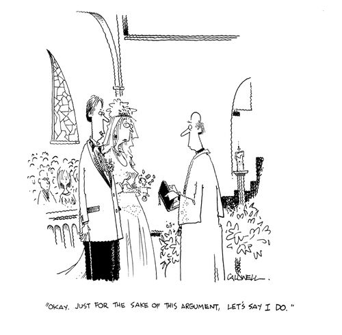 "Okay. Just for the sake of this argument, let's say I do."