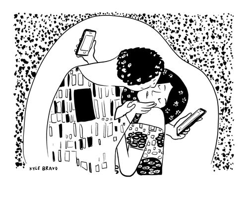 Klimt Kiss Phones