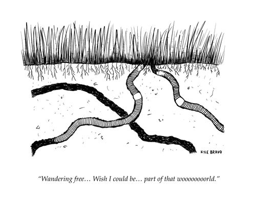 "Wandering free. . . Wish I could be. . . part of that woooorld."