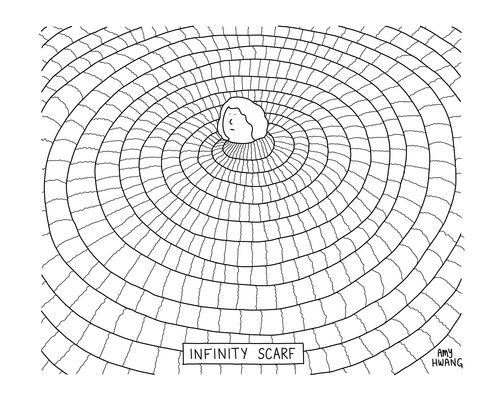 "Infinity scarf"