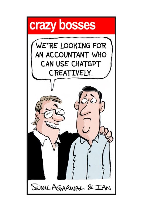 "We're looking for an accountant who can use ChatGPT creatively."