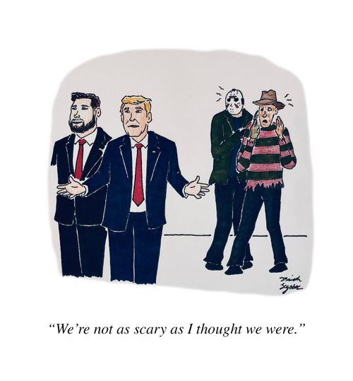 "We're not as scary as I thought we were."