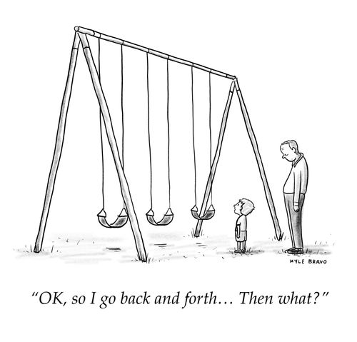 "Ok, so I go back and forth… Then what?"