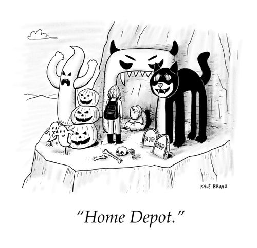 "Home depot."