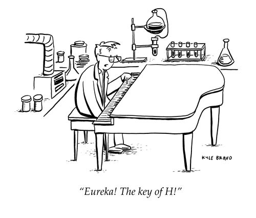 "Eureka! The key of H!"