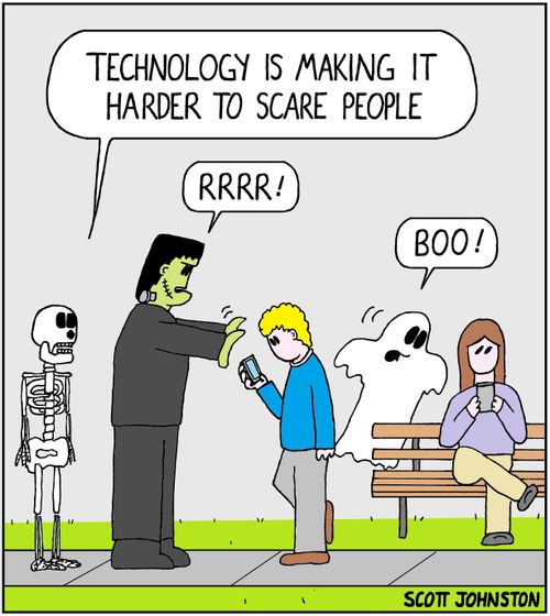 "Technology is making it harder to scare people"