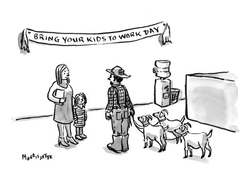 "Bring your kids to work day"
