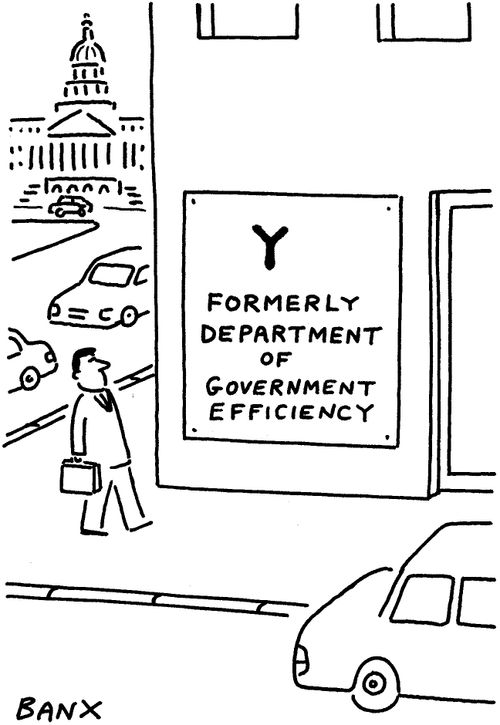 "Y formerly Department of Government Efficiency"